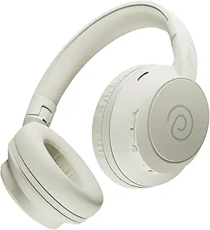 pTron Studio Evo 70hrs Playtime Wireless Over Ear Headphones w/HD Mic, Dual Device Pairing, Low-Latency Game/Movie/Music Modes, Punchy Bass, BT5.3, Voice Assistant